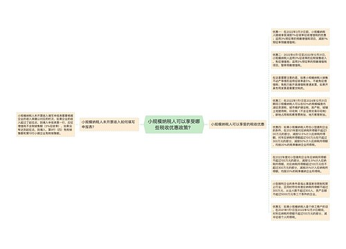 小规模纳税人可以享受哪些税收优惠政策？