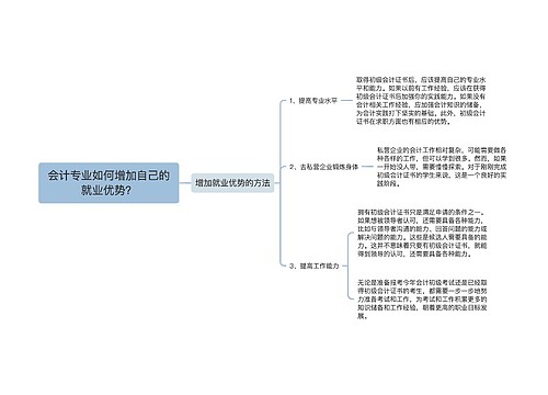 会计专业如何增加自己的就业优势？