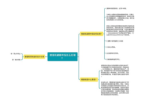 增值税逾期申报怎么处理？