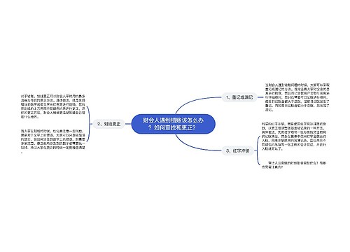 财会人遇到错账该怎么办？如何查找和更正？