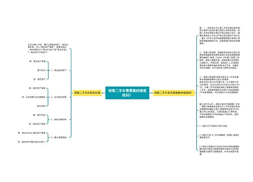 销售二手车需要缴纳增值税吗？