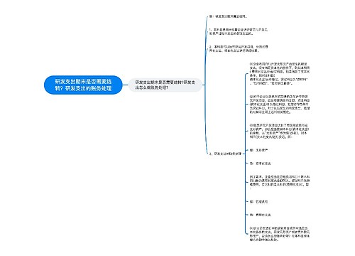 研发支出期末是否需要结转？研发支出的账务处理