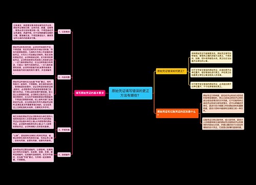 原始凭证填写错误的更正方法有哪些？