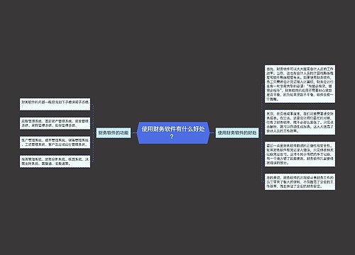 使用财务软件有什么好处？