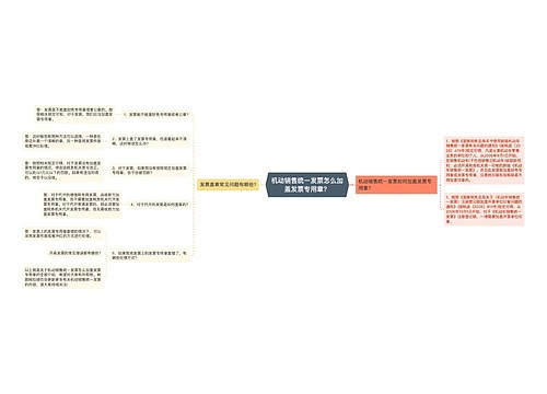 机动销售统一发票怎么加盖发票专用章？