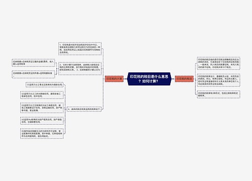 印花税的税目是什么意思？如何计算？