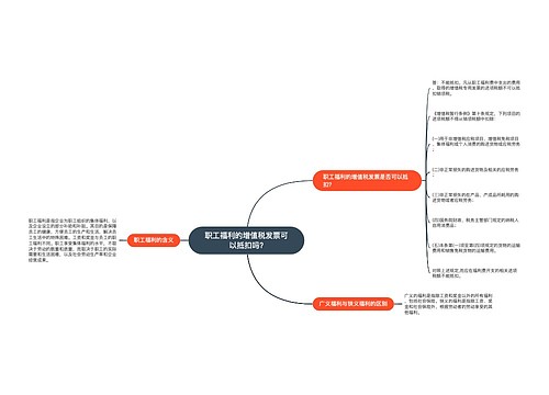 职工福利的增值税发票可以抵扣吗?