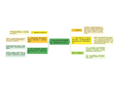 个税app申诉常见问题答疑，哪些情况可以申诉？