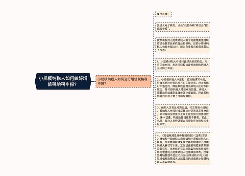 小规模纳税人如何做好增值税纳税申报？