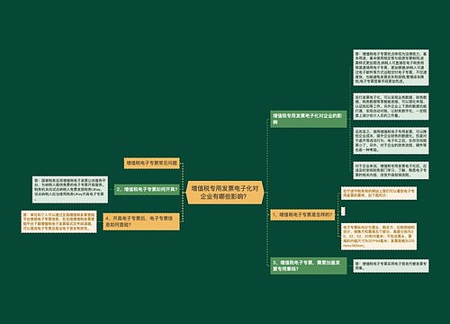 增值税专用发票电子化对企业有哪些影响？