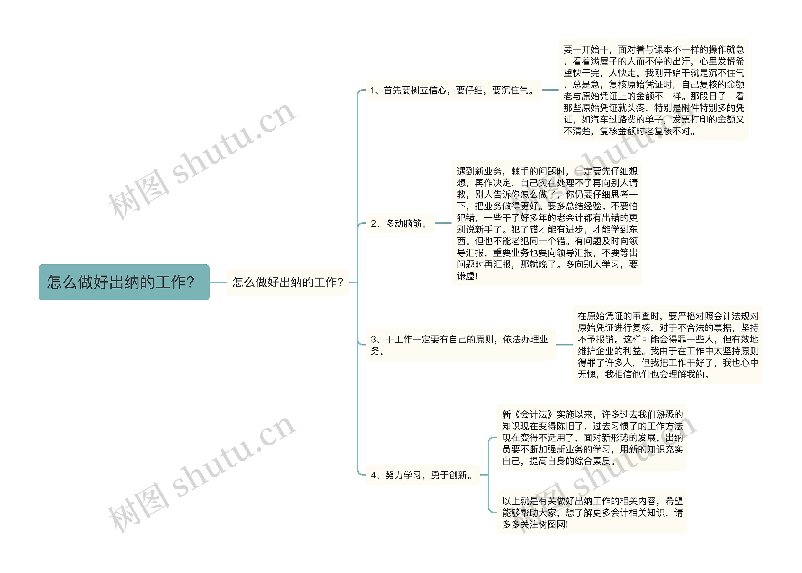 怎么做好出纳的工作？