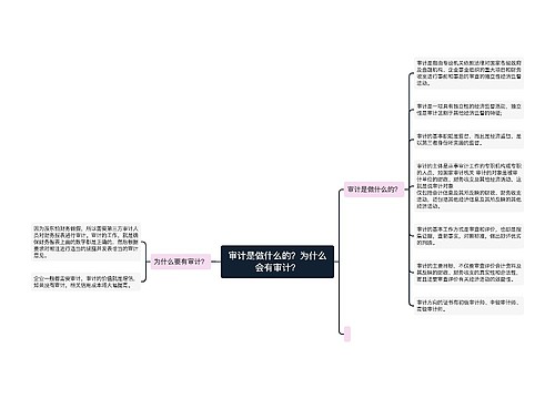 审计是做什么的？为什么会有审计？