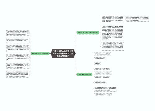 代缴社保的人力资源公司采用差额纳税的方式，应该怎么填报表？