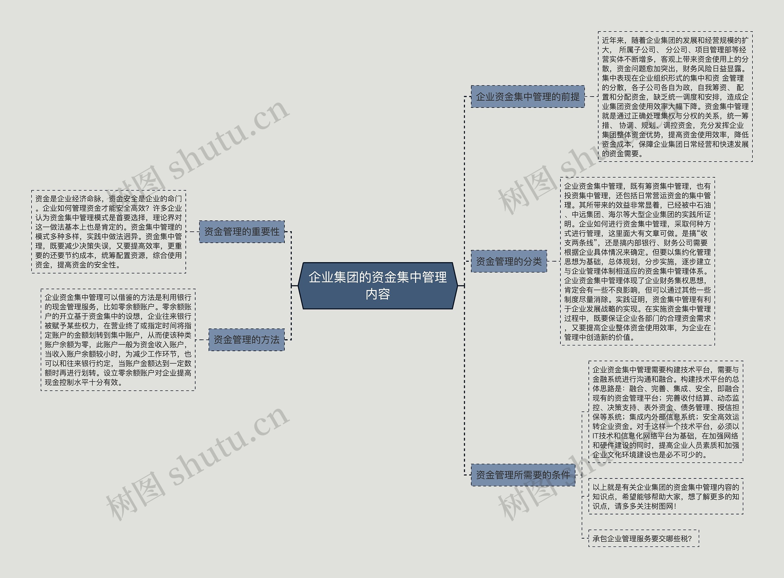 企业集团的资金集中管理内容