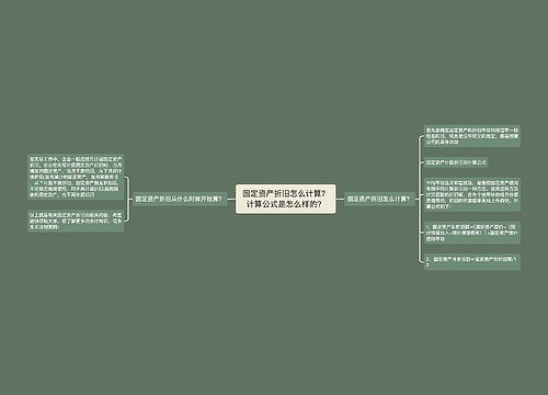 固定资产折旧怎么计算？计算公式是怎么样的？