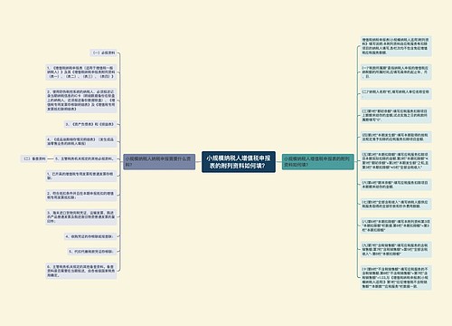 小规模纳税人增值税申报表的附列资料如何填？