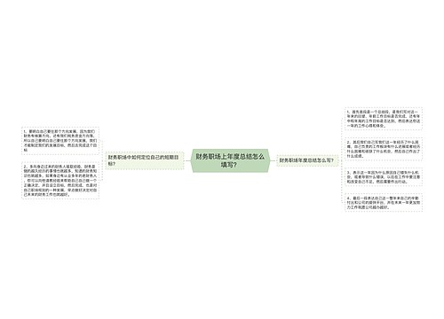 财务职场上年度总结怎么填写？