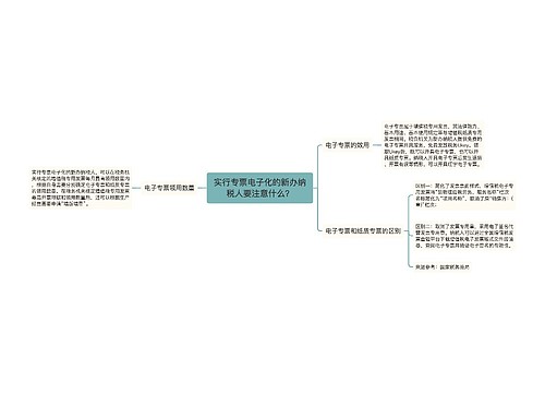 实行专票电子化的新办纳税人要注意什么？