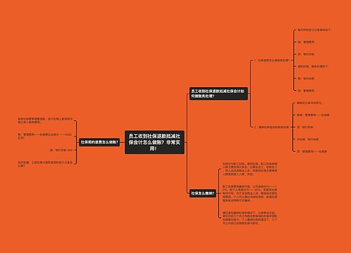 员工收到社保退款抵减社保会计怎么做账？非常实用！