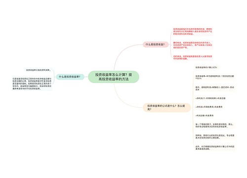 投资收益率怎么计算？提高投资收益率的方法