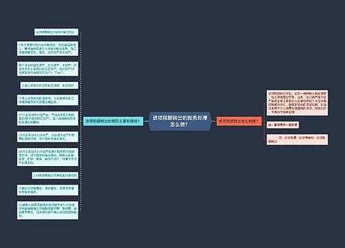 进项税额转出的账务处理怎么做？