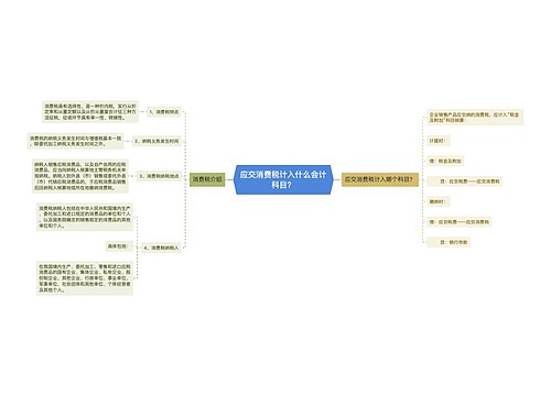 应交消费税计入什么会计科目？