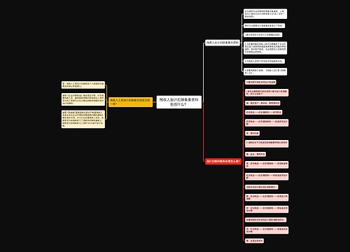 残疾人加计扣除备案资料包括什么？