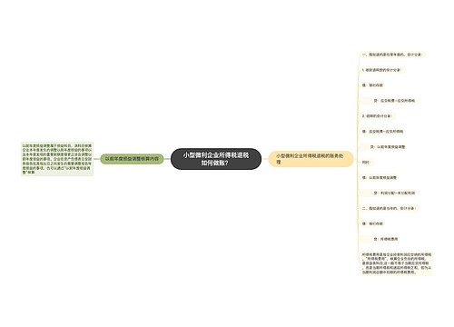 小型微利企业所得税退税如何做账？