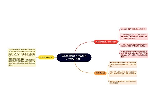 车位管理费计入什么科目？会计人必看！