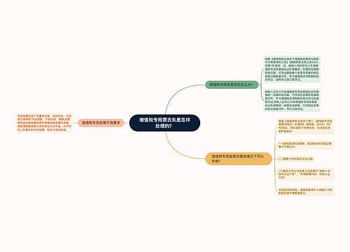 增值税专用票丢失是怎样处理的？