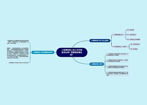 小规模纳税人收入如何做账务处理？需要缴纳哪些税？