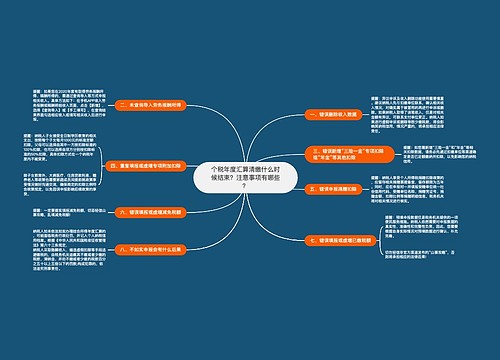 个税年度汇算清缴什么时候结束？注意事项有哪些？