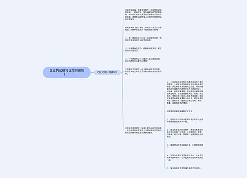 企业的记账凭证如何编制？   