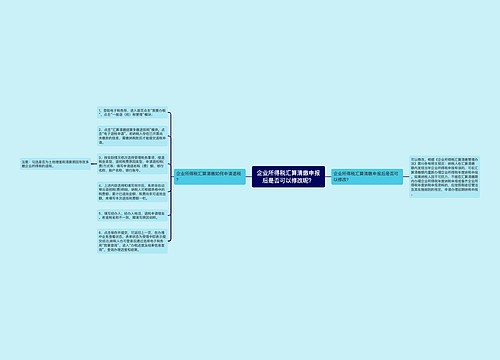 企业所得税汇算清缴申报后是否可以修改呢？