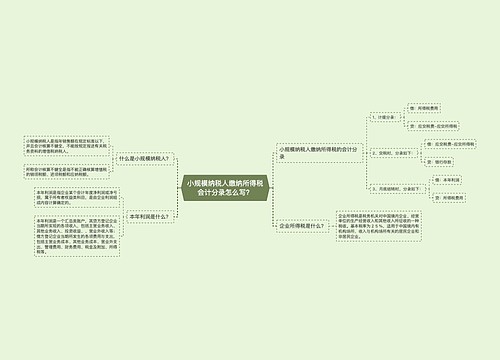 小规模纳税人缴纳所得税会计分录怎么写？