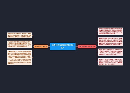 消费税中的增值税怎样计算？