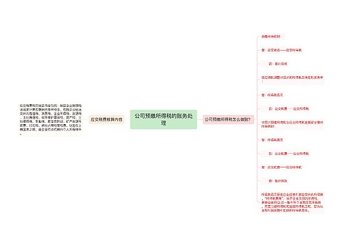 公司预缴所得税的账务处理