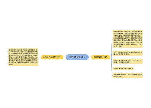 价内税有哪几个