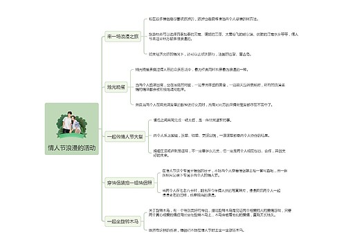 情人节浪漫的活动