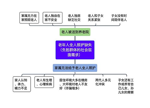 老年人全人照护缺失（负担群体的社会层面需求）