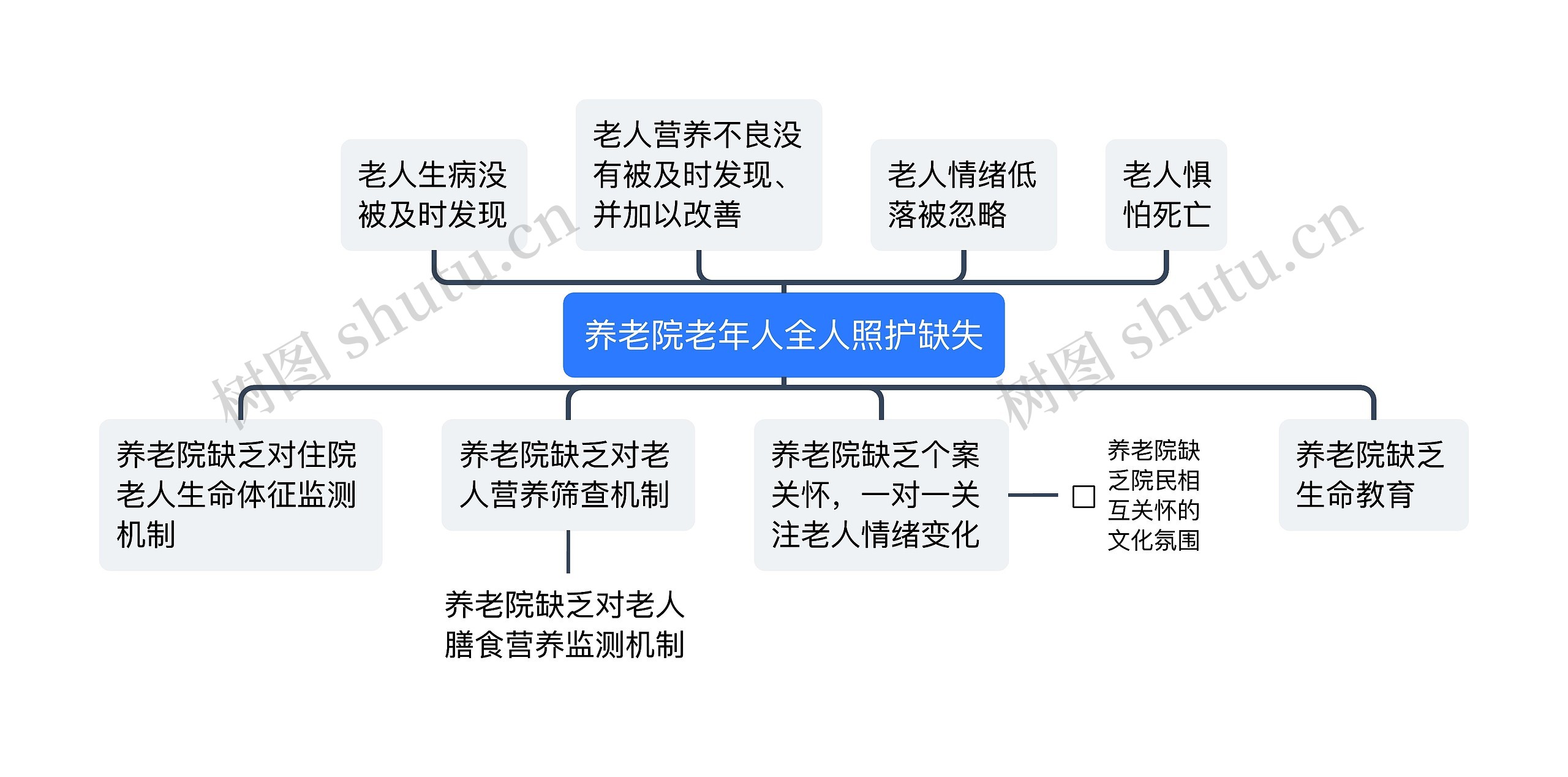 养老院老年人全人照护缺失