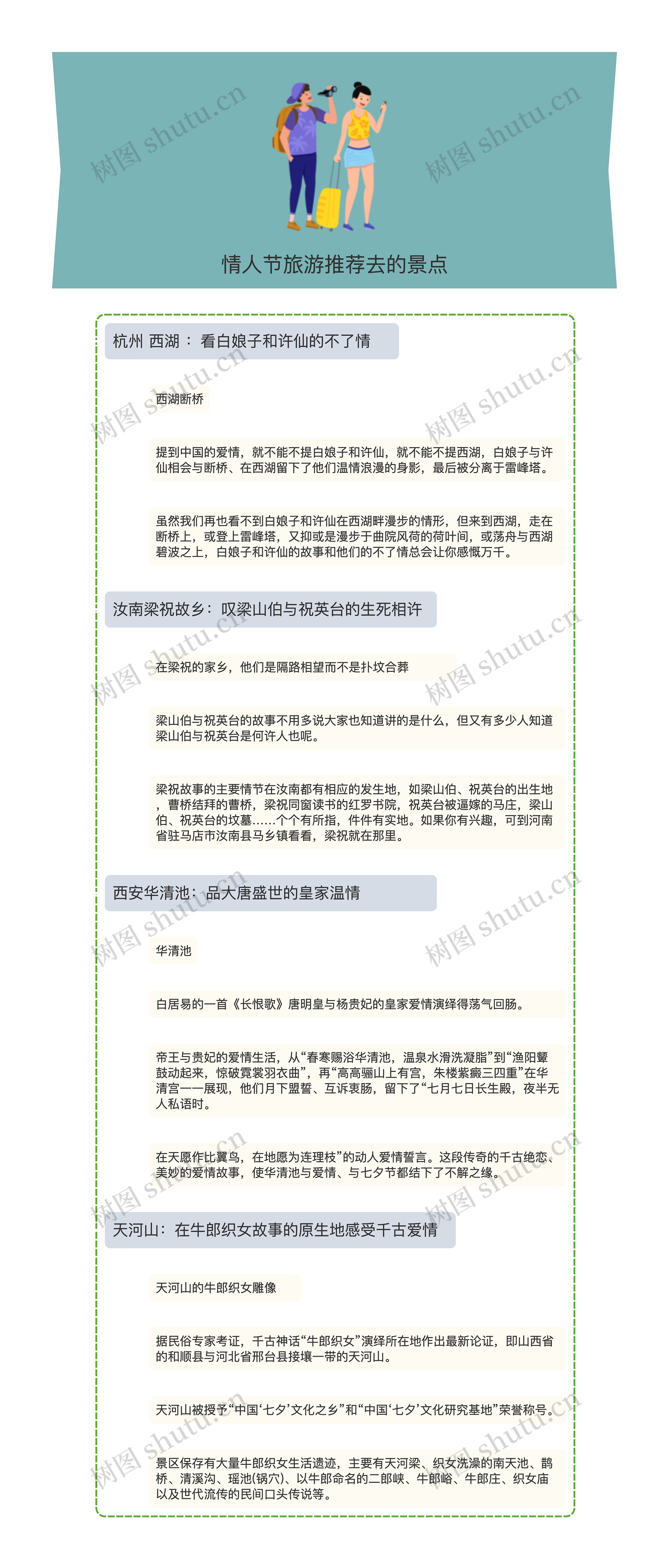 情人节旅游推荐去的景点