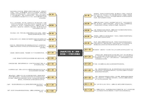 《海底两万里》第二部第一章到第二十四章内容概括逻辑图