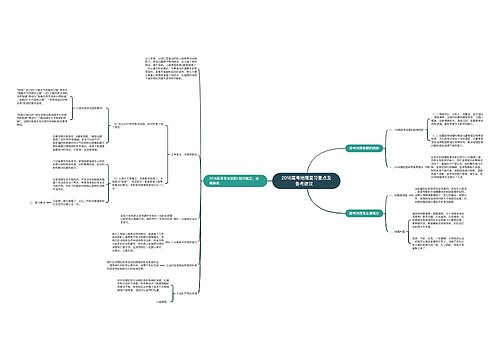 2018高考地理复习重点及备考建议   