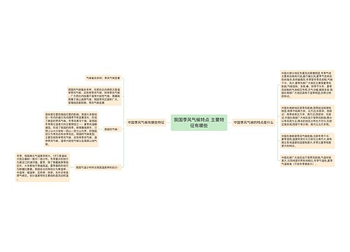 我国季风气候特点 主要特征有哪些