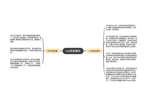 rna有氢键吗