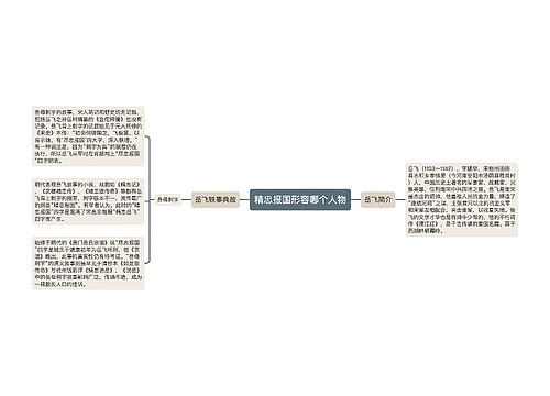 精忠报国形容哪个人物