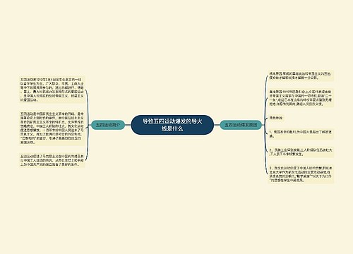 导致五四运动爆发的导火线是什么