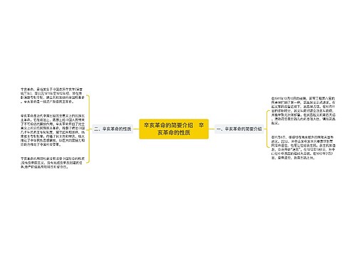 辛亥革命的简要介绍   辛亥革命的性质