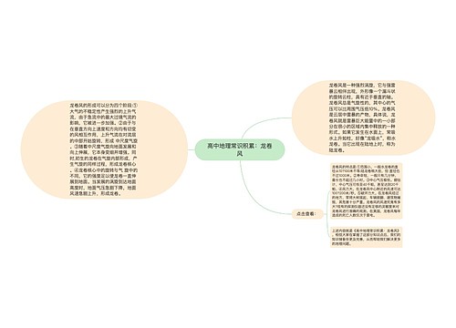 高中地理常识积累：龙卷风